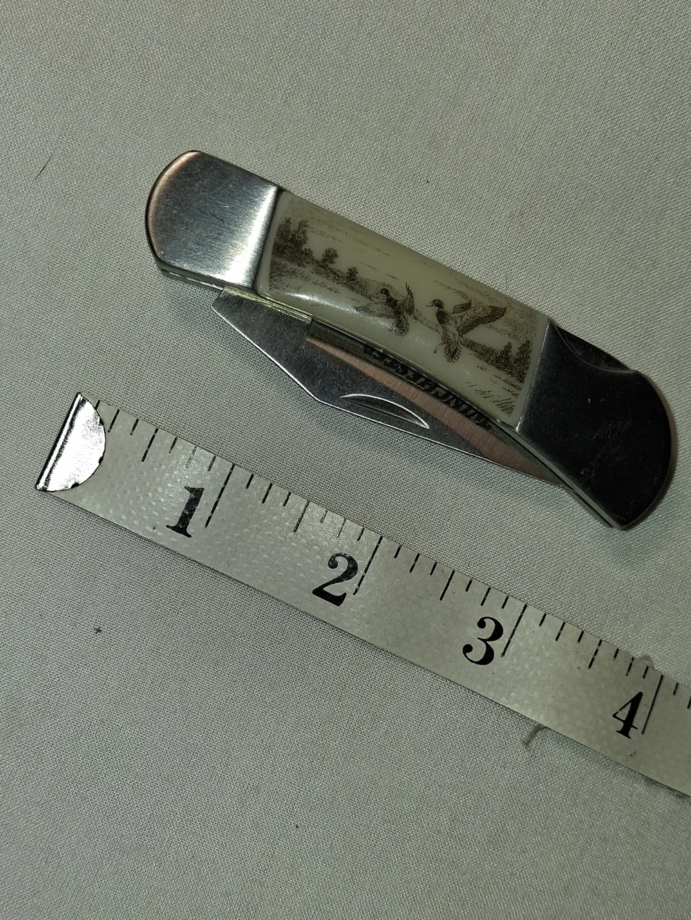 Vtg Collectible Winchester 2007 Limited Edition Duck Flying Folding Pocket Knife
